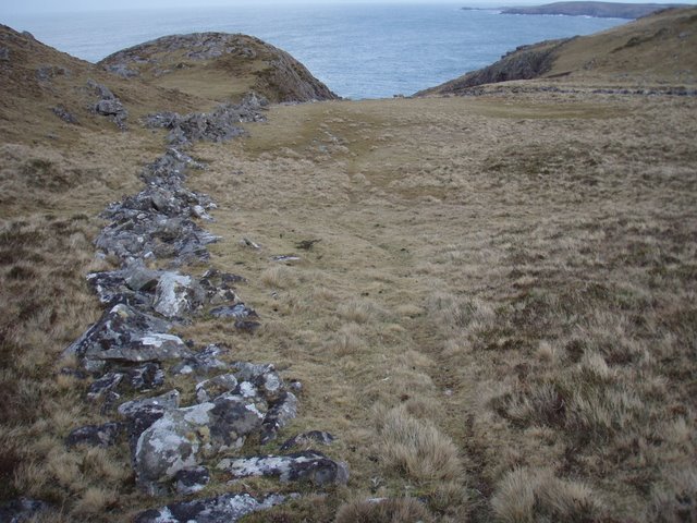 Remains of walled enclosure