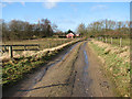 Private road - public bridleway