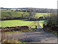 Public footpath towards Shapridge Farm