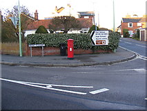 TM2863 : College Road Victorian Postbox by Geographer