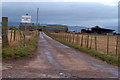 View of Blackden Farm and farm road