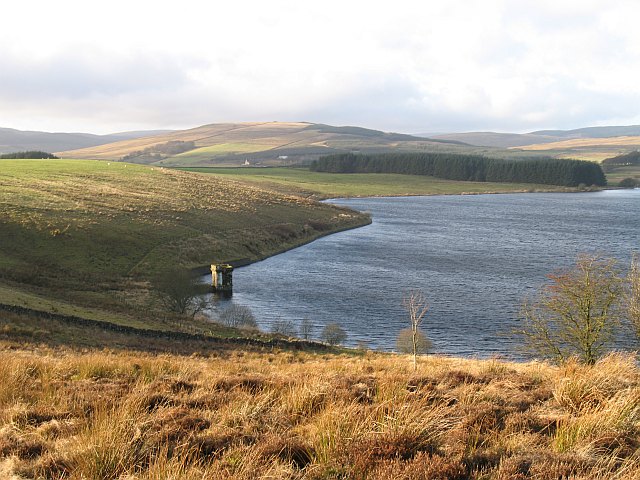 South shore, Loch Coulter Reservoir © Richard Webb cc-by-sa/2.0 ...