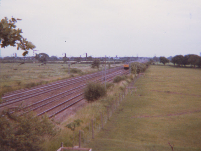 West Coast Main Line at Wimboldsley in BR days