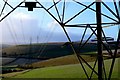 Powerlines near Stancombe Farm