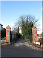 Entrance to Waterworks Cottages