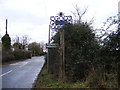 TM2254 : Clopton Village Sign by Geographer