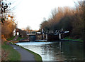 Canal lock at dusk, Long Itchington