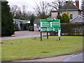 TM1747 : Westerfield Business Centre Sign by Geographer