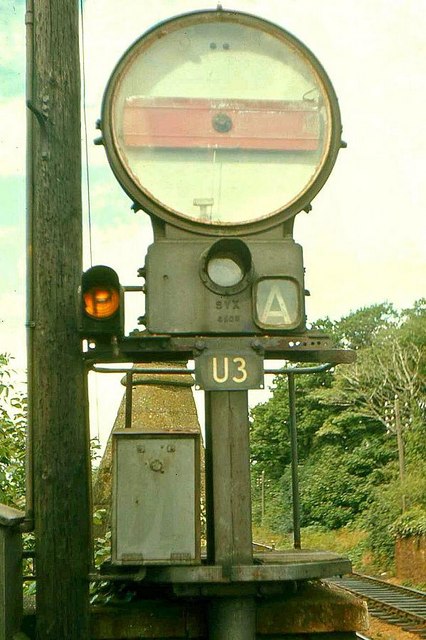 Banner signal, Helen's Bay station