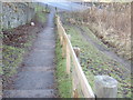 Steps down to the Bridge of Dee