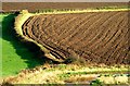 J4471 : Ploughed fields near Comber (2) by Albert Bridge