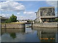 Disused industrial riverside River Trent at Nottingham