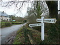 Signpost in Ashcombe