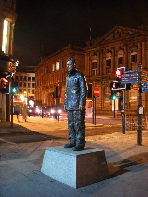 Standing man sculpture