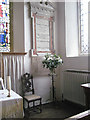 Corner of Lady chapel, Aldeburgh parish church