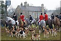 Belvoir Hunt meet at Honington House