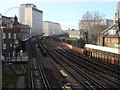 Railway line to the east of London Waterloo East railway station