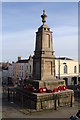 Chepstow War Memorial in winter