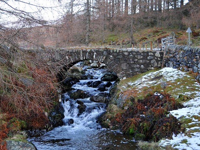 General Wade's bridge over the Lurg Burn © Dr Richard Murray ...