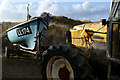 Tractor and boat at Formby