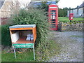 ST3715 : Whitelackington: postbox № TA19 22, phone box and eggboxes by Chris Downer