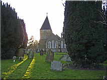 TQ4053 : St Peter's Church, Limpsfield, Surrey by Christine Matthews