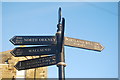 Centre of Britain signpost, Haltwhistle