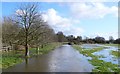 Flooding near Wrackleford