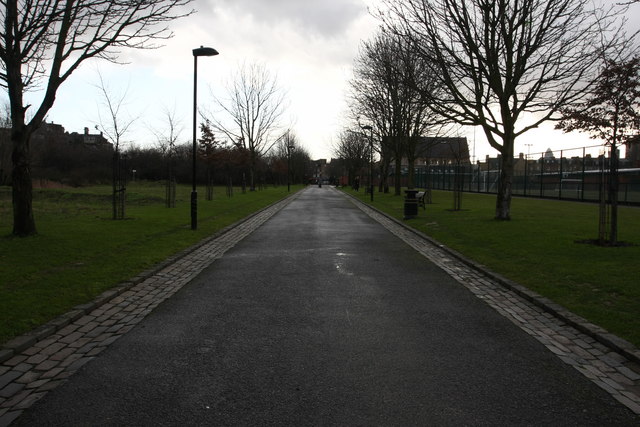 Path at Haggerston park