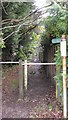 Footpath and sign off Combe Lane at Wormley