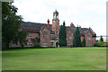 Crewe Hall: east face of stables quadrangle