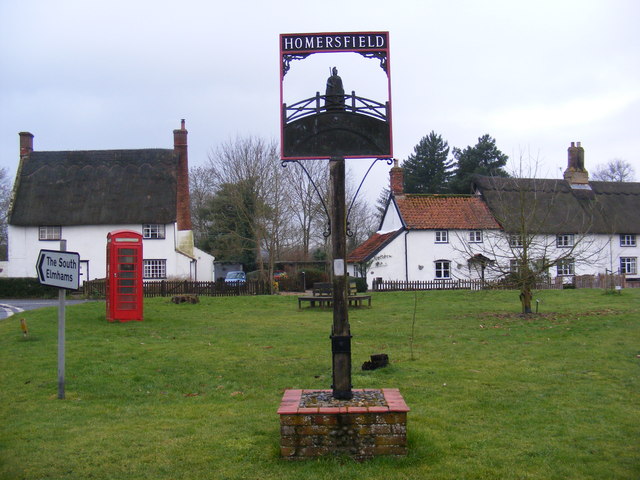 Homersfield Village Sign