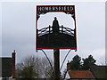 TM2885 : Homersfield Village Sign by Geographer