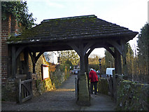 TQ4053 : Lych gate, St Peters, Limpsfield, Surrey by Christine Matthews