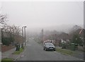 Sunset Road - viewed from Sunset Avenue