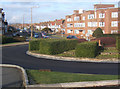 Roundabout at the end of West Parade