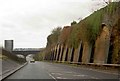 The A48 entering Wales at Chepstow