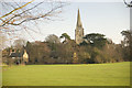 Looking east towards St Mary