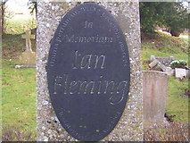 SU2090 : Ian Fleming's grave by andy dolman