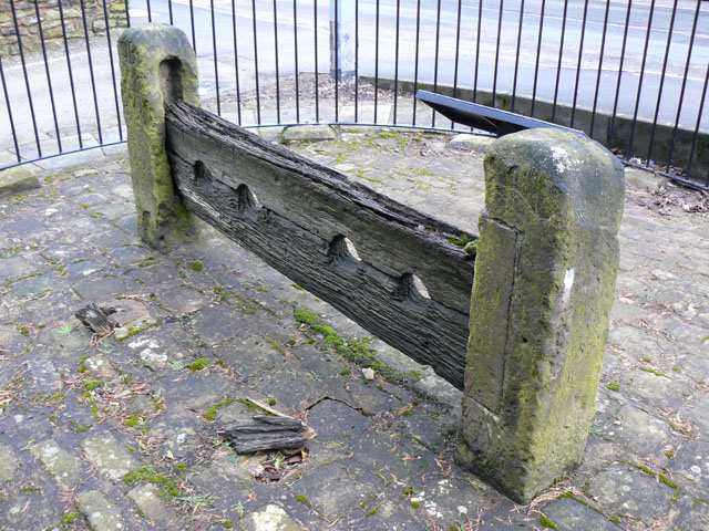 The Village Stocks at Huncoat © Chris Tomlinson cc-by-sa/2.0 ...