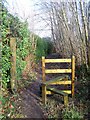 Stile on footpath, near 82 The Heath