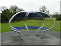 Cupped-hands park seat, Turves Green