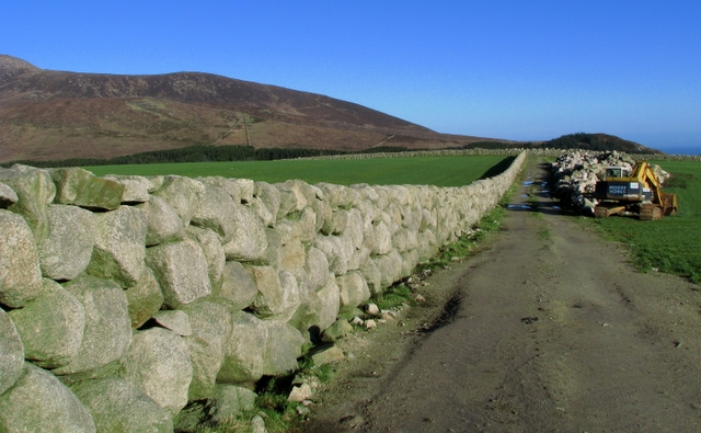 Dry stone wall in the Mournes