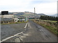 Road passing water works at Galashiels