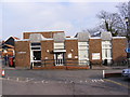 TM2749 : Woodbridge Library & Library New Street Postbox by Geographer