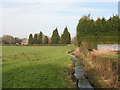 Stream alongside the recreation ground