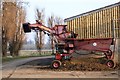 Sugar beet elevator at Honington Grange