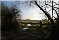 Gate & stile at the start of a footpath