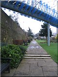 SP3379 : City wall, Lady Herbert's garden by E Gammie