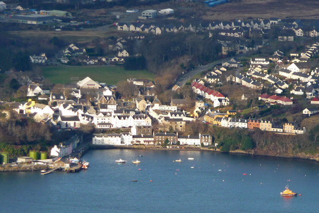 Portree from Ben Tianavaig